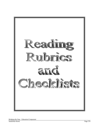 Variety of language rubrics | PDF