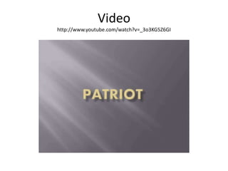 Video
http://www.youtube.com/watch?v=_3o3KG5Z6GI
 