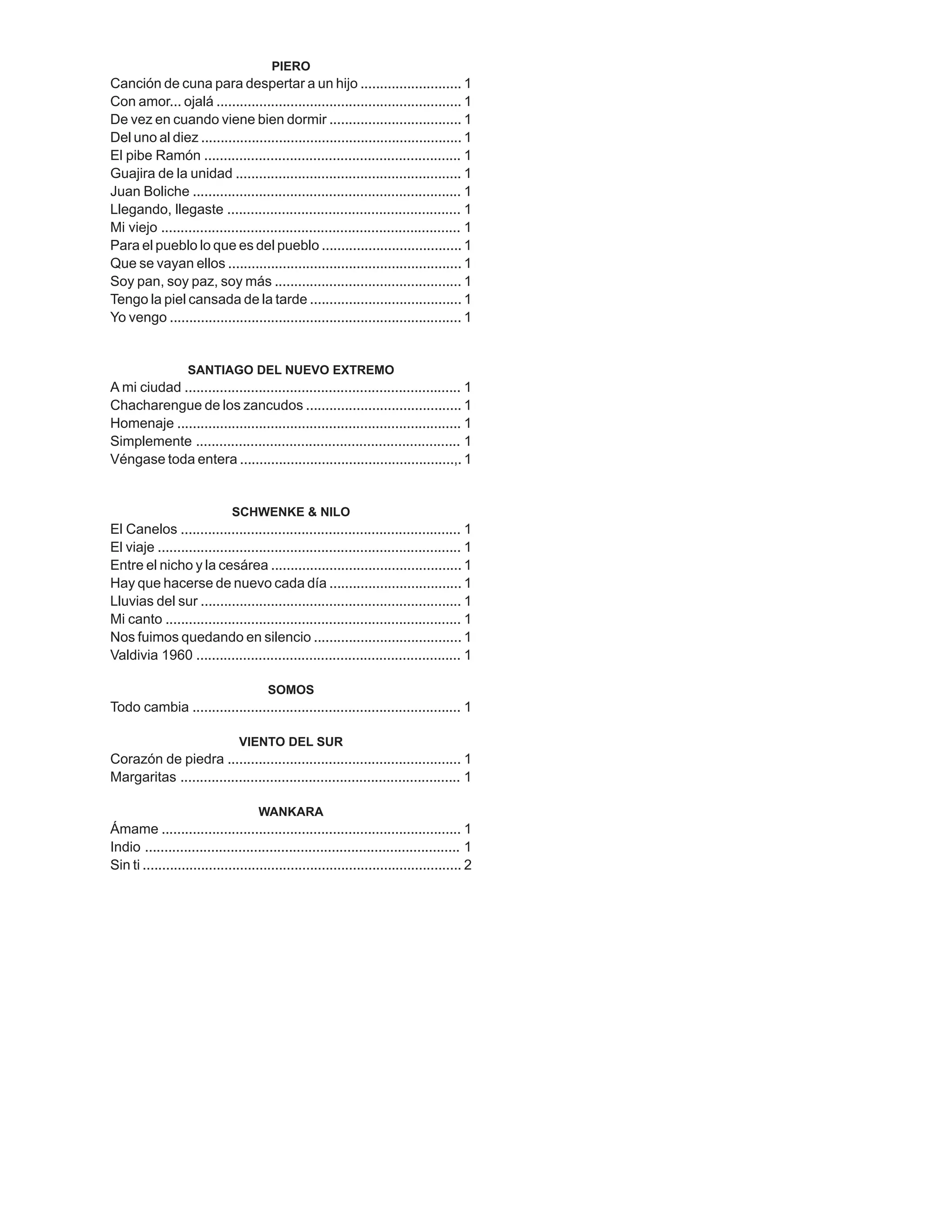 Cancionero Varios | PDF