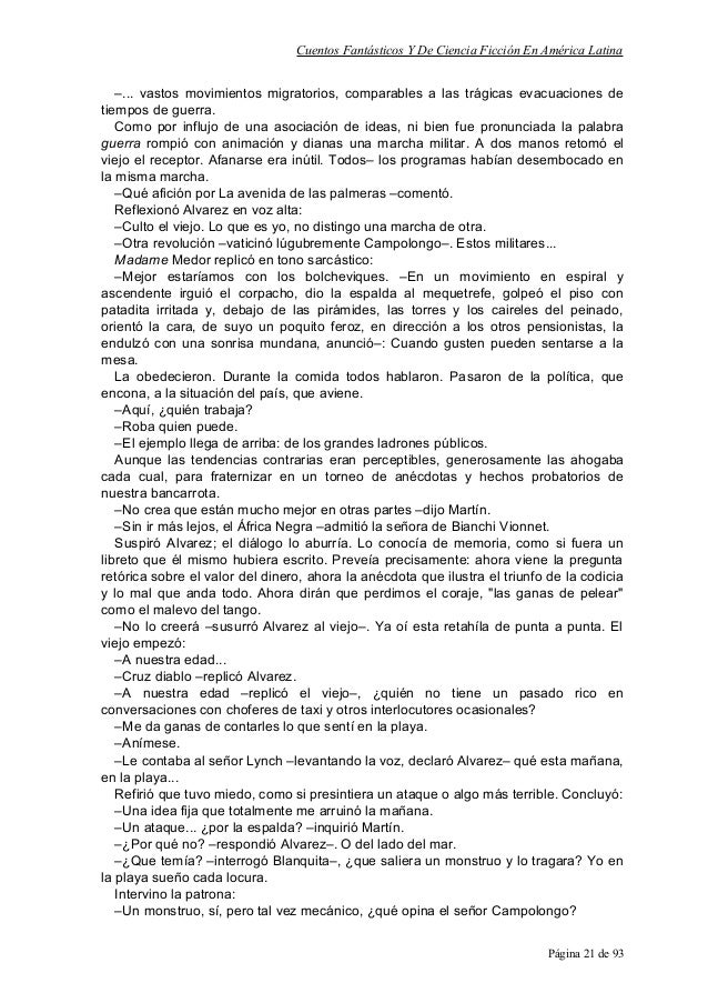 Varios Cuentos Fantasticos Y De Cf En America Latina - 