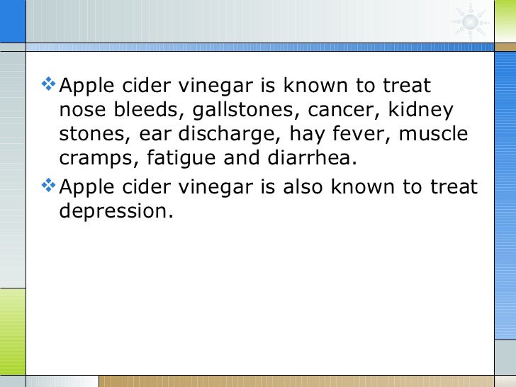 Various apple cider vinegar benefits