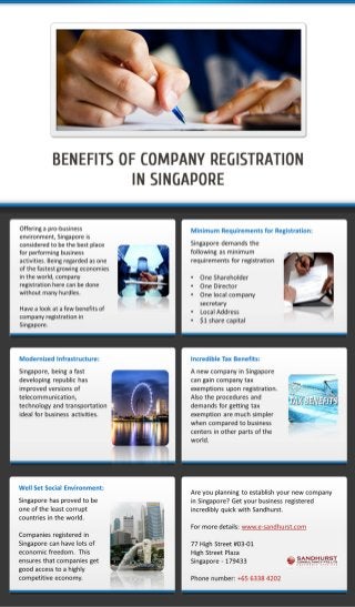 Various Benefits of Singapore company registration