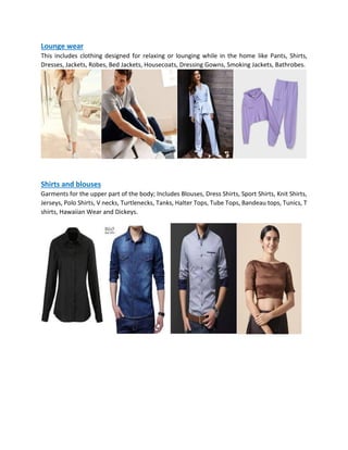 Various cloth.pdf