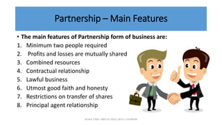 Various forms of business ownerships | PPTX