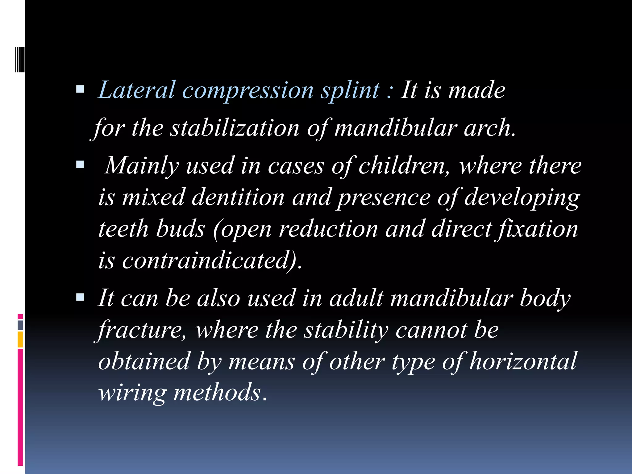 Various intermaxillary fixation techniques | PPTX