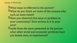 various_issues.pptx social, moral economic | PPTX