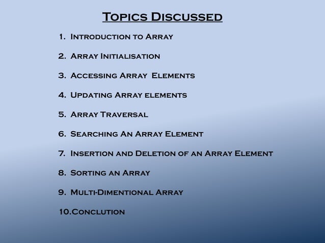 Various Operations Of Array(Data Structure Algorithm).pptx