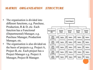 Various organisation structure ppt by vaishnavi khandelwal | PPTX