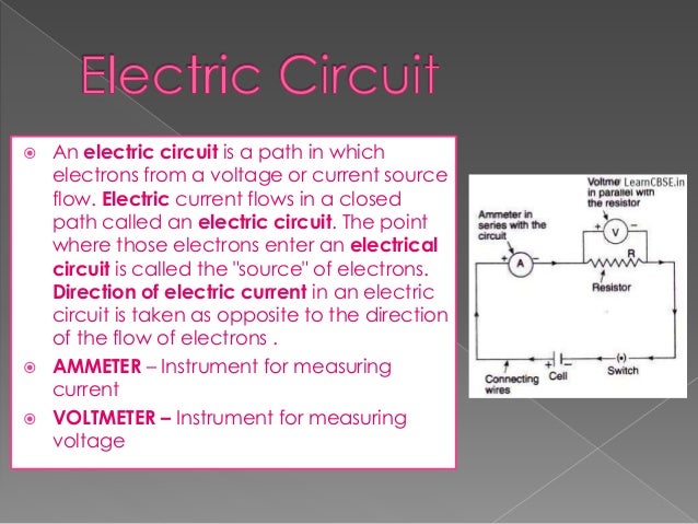 Various Parameters Of Electricity