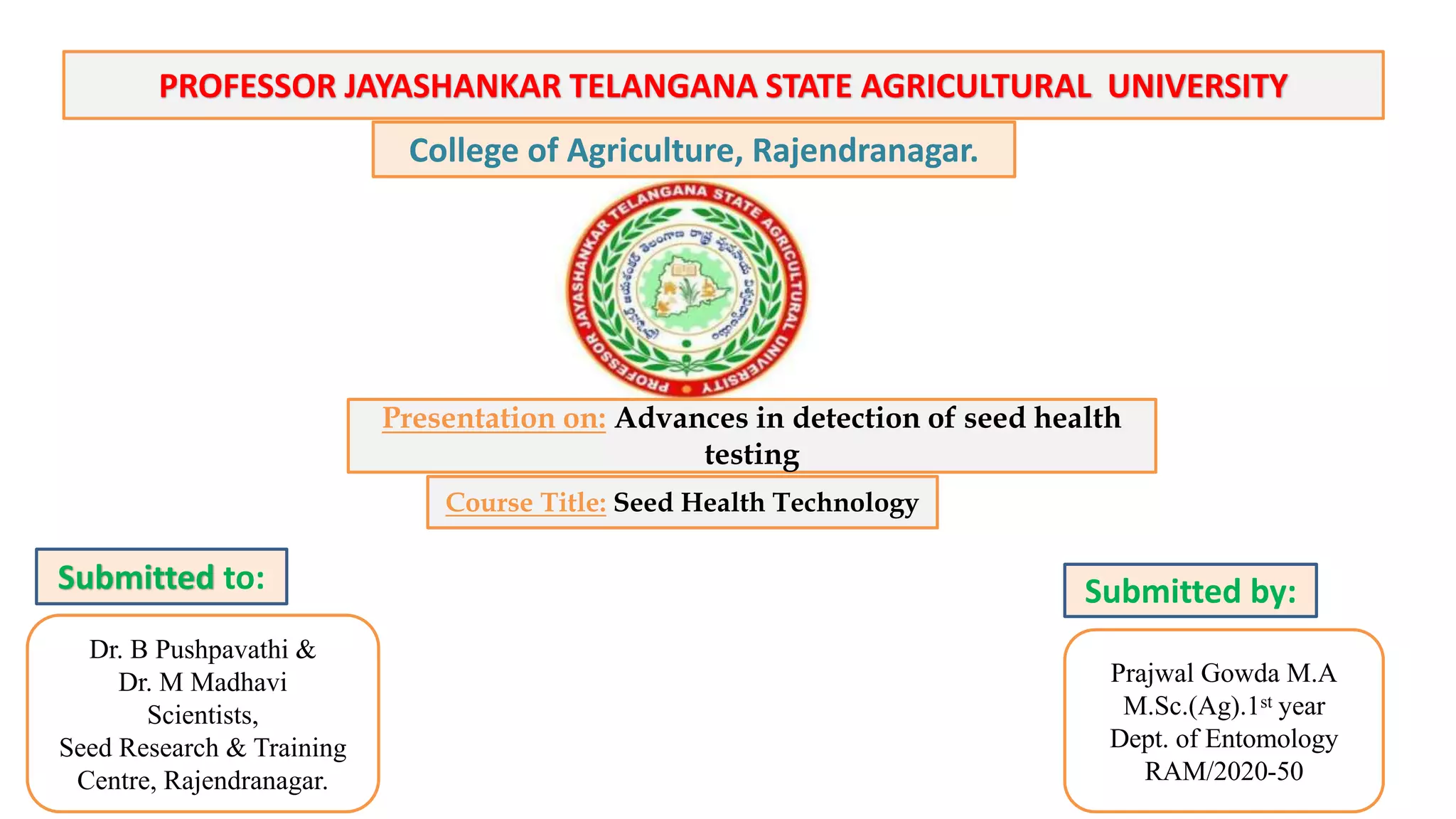 PCR & It's Various Types, DNA chip method & Serological methods of Seed ...