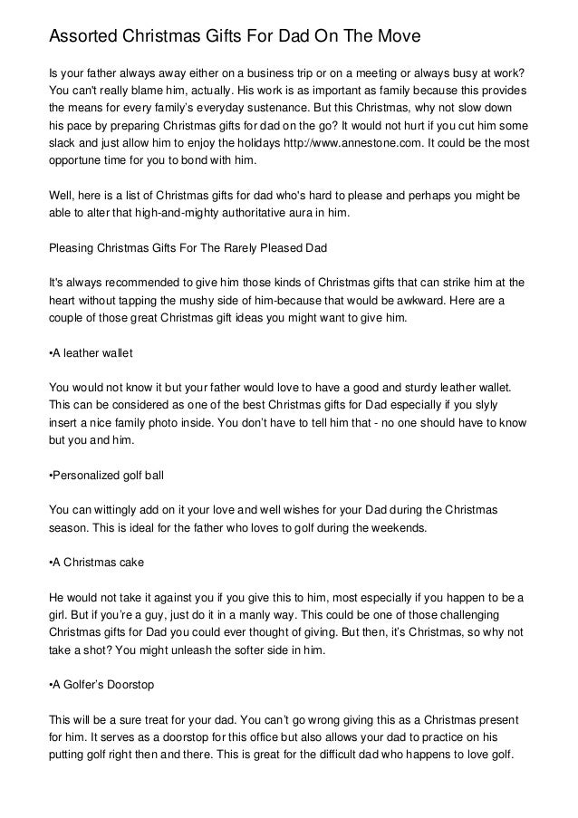 assorted christmas gifts for dad on the move is your father always away either on a - What Do I Get My Dad For Christmas assorted christmas gifts for dad on the move is your father always away either on a - What Do I Get My Dad For Christmas