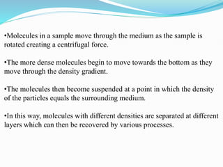 Various techniques of Centrifugation 11.pptx