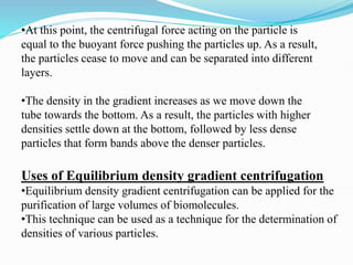 Various techniques of Centrifugation 11.pptx