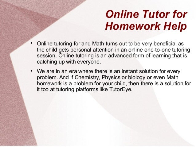 Online assignment work