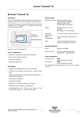 Turcon Material Variseal gb en | PDF