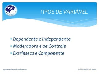 Variáveis