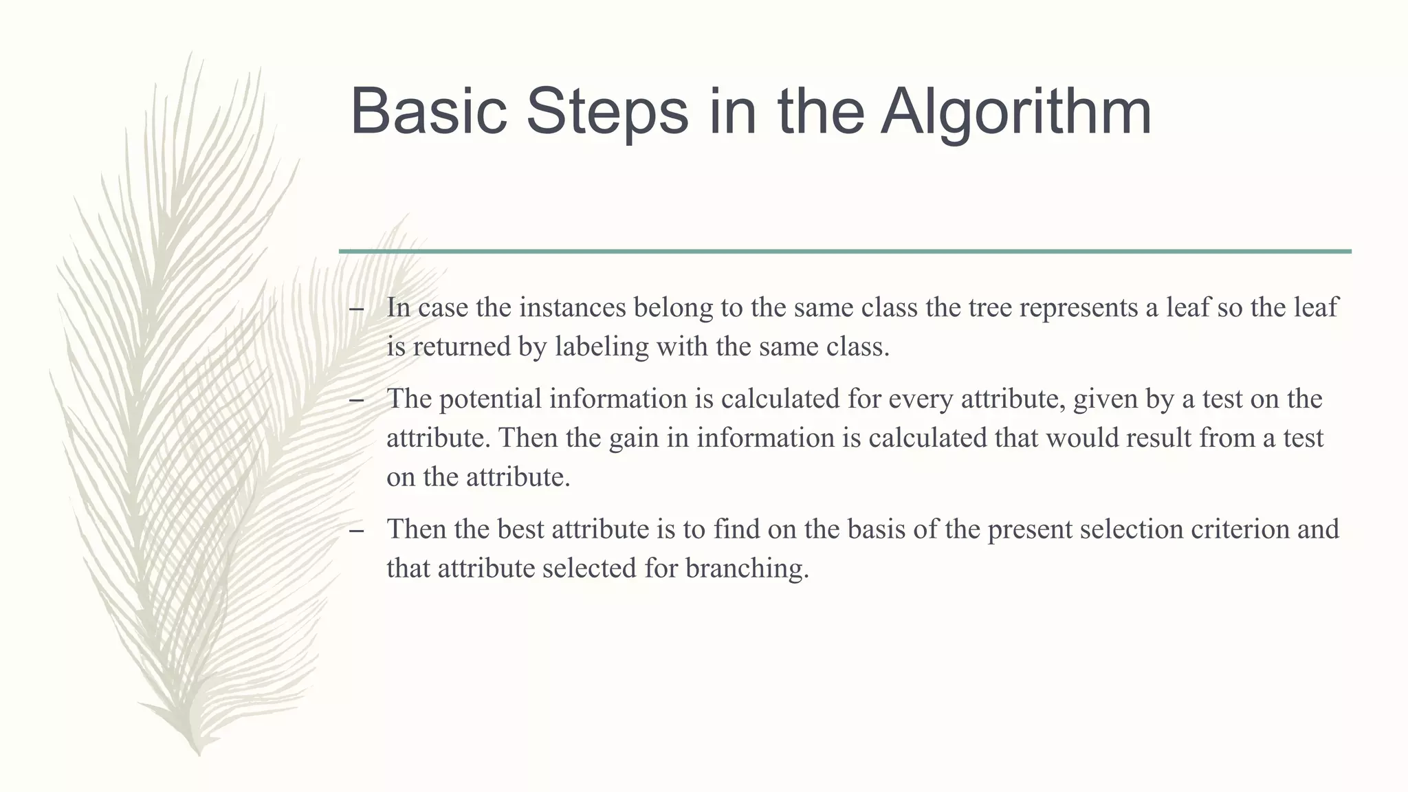 Improved J48 classification algorithm for predication of diabetes | PPT ...