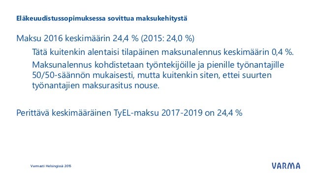 Tyel maksu 2019 Tyel maksu 2019