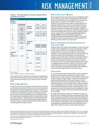 VaR Methodologies Jp Morgan | PDF