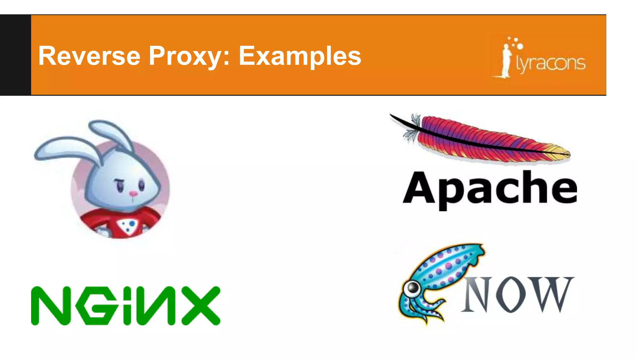 Reverse Proxy: Examples 
 