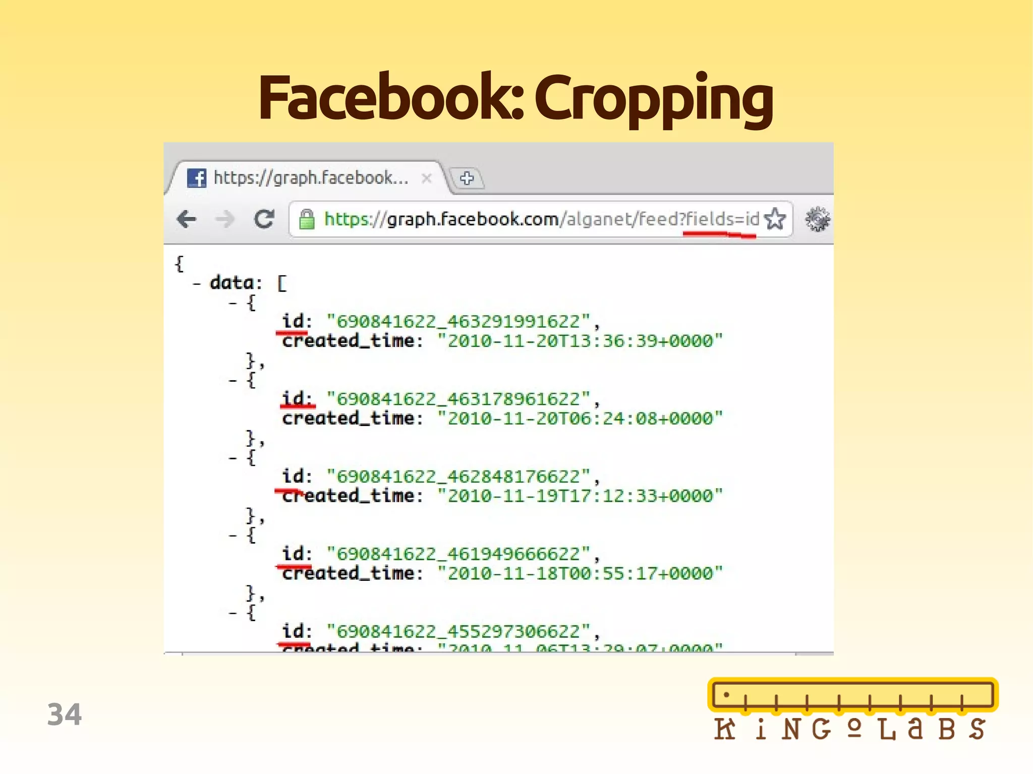 34
Facebook:Cropping
 