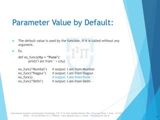 Functions in Python | PPTX
