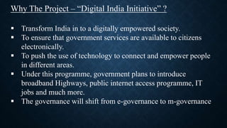 Digital india initiative | PPTX