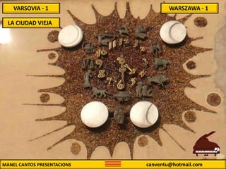 MANEL CANTOS PRESENTACIONS canventu@hotmail.com
VARSOVIA - 1 WARSZAWA - 1
LA CIUDAD VIEJA
 
