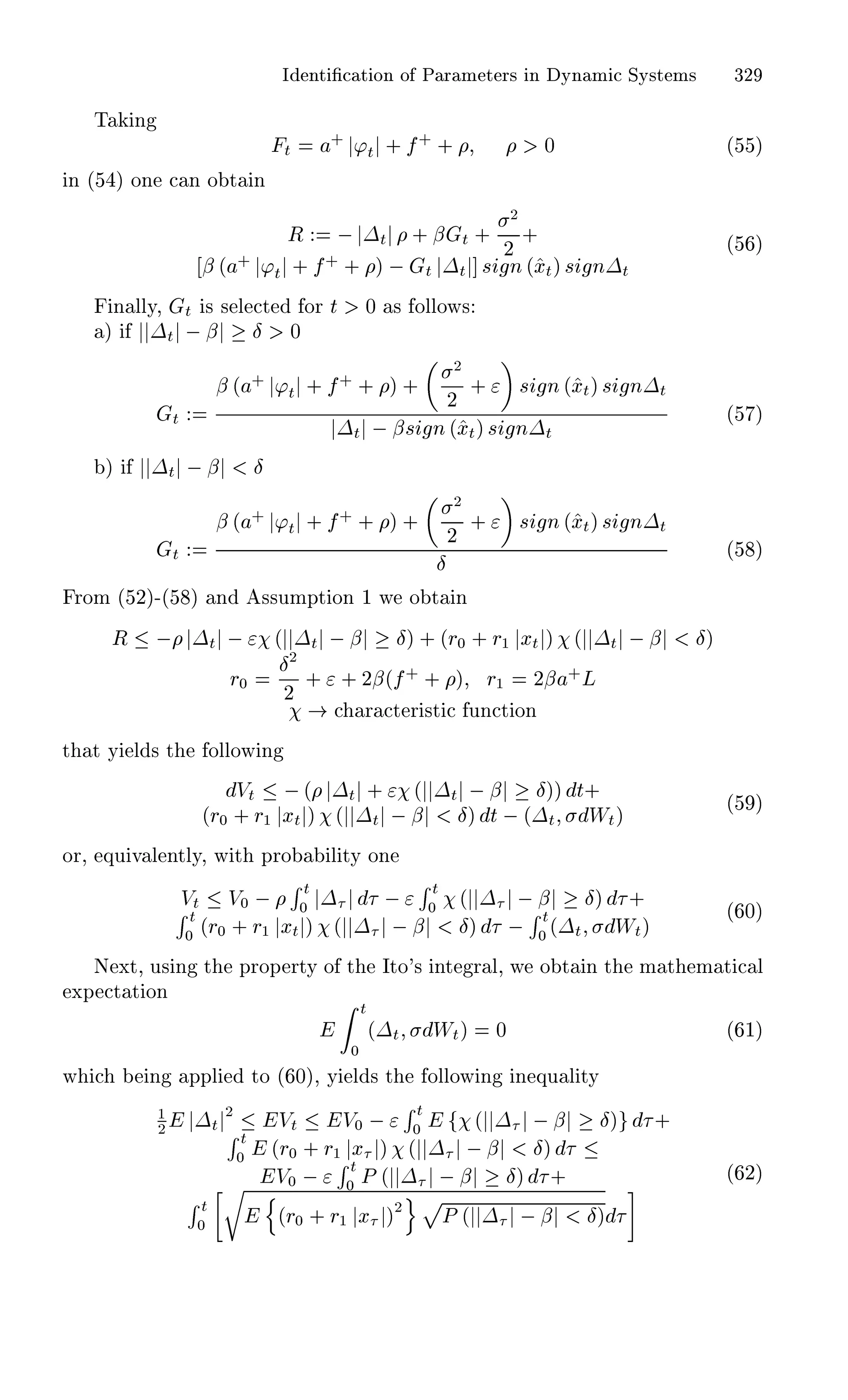 Á ÒØ ¬ Ø ÓÒ Ó È Ö Ñ Ø Ö× Ò ÝÒ Ñ ËÝ×Ø Ñ× ¿¾
Ì Ò
Ø ·
³Ø · ·
· ¼ ´ µ
Ò ´ µ ÓÒ Ò Ó Ø Ò
Ê   ¡Ø · ¬ Ø ·
¾
¾
·
¬ ´ ·
³Ø · ·
· µ   Ø ¡Ø × Ò´ÜØµ× Ò¡Ø
´ µ
Ò ÐÐÝ¸ Ø × × Ð Ø ÓÖ Ø ¼ × ÓÐÐÓÛ×
µ ¡Ø  ¬ Æ ¼
Ø
¬ ´ ·
³Ø · ·
· µ ·
¾
¾
· × Ò´ÜØµ× Ò¡Ø
¡Ø  ¬× Ò´ÜØµ× Ò¡Ø
´ µ
µ ¡Ø  ¬ Æ
Ø
¬ ´ ·
³Ø · ·
· µ ·
¾
¾
· × Ò´ÜØµ× Ò¡Ø
Æ
´ µ
ÖÓÑ ´ ¾µ¹´ µ Ò ××ÙÑÔØ ÓÒ ½ Û Ó Ø Ò
Ê   ¡Ø   ´ ¡Ø  ¬ Æµ · ´Ö¼ · Ö½ ÜØ µ ´ ¡Ø  ¬ Æµ
Ö¼
Æ¾
¾
· · ¾¬´ ·
· µ Ö½ ¾¬ ·
Ä
Ö Ø Ö ×Ø ÙÒ Ø ÓÒ
Ø Ø Ý Ð × Ø ÓÐÐÓÛ Ò
ÎØ  ´ ¡Ø · ´ ¡Ø  ¬ Æµµ Ø·
´Ö¼ · Ö½ ÜØ µ ´ ¡Ø  ¬ Æµ Ø  ´¡Ø ÏØµ
´ µ
ÓÖ¸ ÕÙ Ú Ð ÒØÐÝ¸ Û Ø ÔÖÓ Ð ØÝ ÓÒ
ÎØ Î¼  
Ê Ø
¼
¡  
Ê Ø
¼
´ ¡  ¬ Æµ ·Ê Ø
¼
´Ö¼ · Ö½ ÜØ µ ´ ¡  ¬ Æµ  
Ê Ø
¼
´¡Ø ÏØµ
´ ¼µ
Æ ÜØ¸ Ù× Ò Ø ÔÖÓÔ ÖØÝ Ó Ø ÁØÓ³× ÒØ Ö Ð¸ Û Ó Ø Ò Ø Ñ Ø Ñ Ø Ð
ÜÔ Ø Ø ÓÒ
Ø
¼
´¡Ø ÏØµ ¼ ´ ½µ
Û Ò ÔÔÐ ØÓ ´ ¼µ¸ Ý Ð × Ø ÓÐÐÓÛ Ò Ò ÕÙ Ð ØÝ
½
¾
¡Ø ¾
ÎØ Î¼  
Ê Ø
¼
´ ¡  ¬ Æµ ·Ê Ø
¼
´Ö¼ · Ö½ Ü µ ´ ¡  ¬ Æµ
Î¼  
Ê Ø
¼
È ´ ¡  ¬ Æµ ·
Ê Ø
¼
Ö Ò
´Ö¼ · Ö½ Ü µ¾
Ó Ô
È ´ ¡  ¬ Æµ
´ ¾µ
 