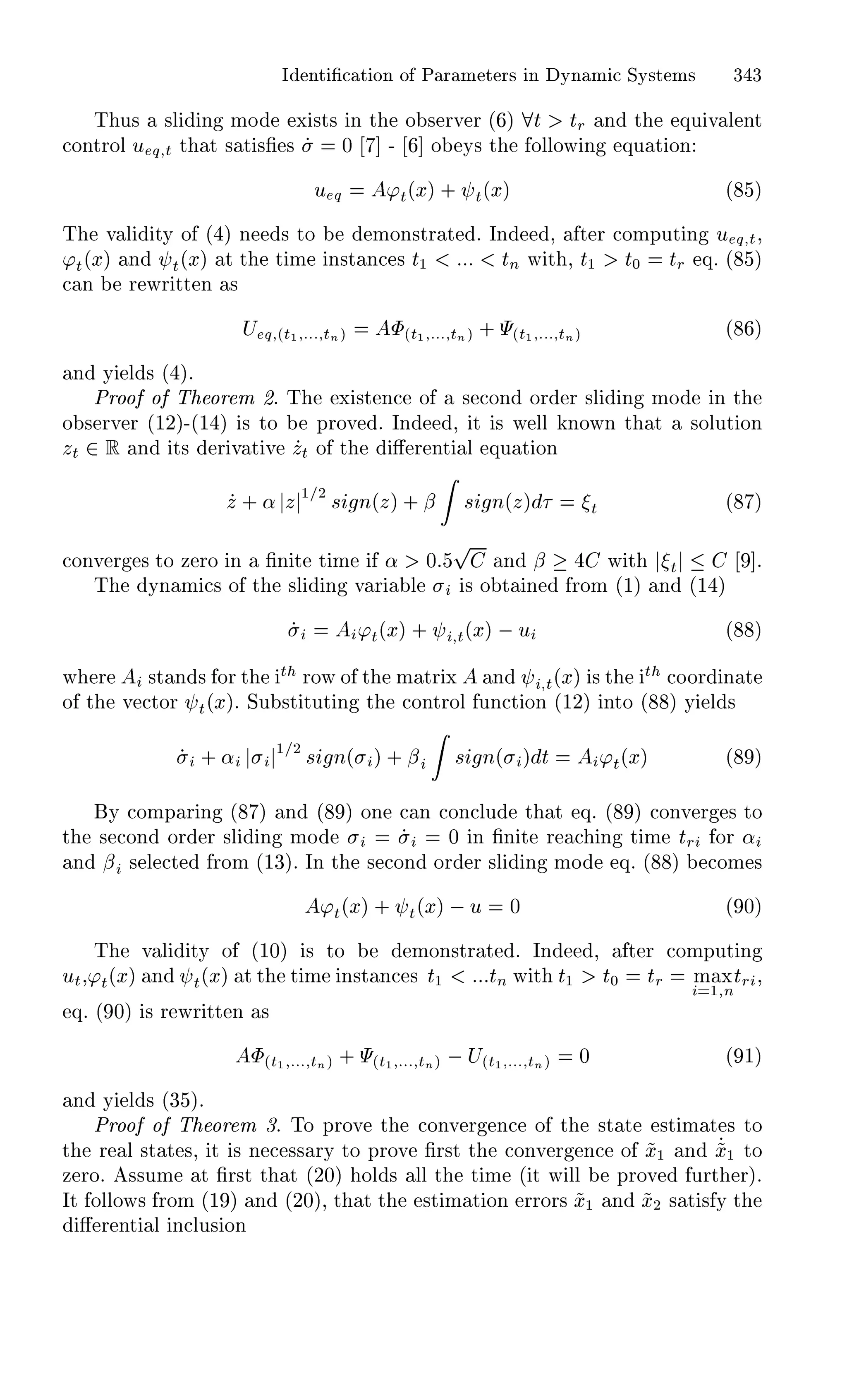 Á ÒØ ¬ Ø ÓÒ Ó È Ö Ñ Ø Ö× Ò ÝÒ Ñ ËÝ×Ø Ñ× ¿ ¿
Ì Ù× ×Ð Ò ÑÓ Ü ×Ø× Ò Ø Ó × ÖÚ Ö ´ µ Ø ØÖ Ò Ø ÕÙ Ú Ð ÒØ
ÓÒØÖÓÐ Ù Õ Ø Ø Ø × Ø ×¬ × ¼ ¹ Ó Ý× Ø ÓÐÐÓÛ Ò ÕÙ Ø ÓÒ
Ù Õ ³Ø´Üµ · Ø´Üµ ´ µ
Ì Ú Ð ØÝ Ó ´ µ Ò × ØÓ ÑÓÒ×ØÖ Ø º ÁÒ ¸ Ø Ö ÓÑÔÙØ Ò Ù Õ Ø¸
³Ø´Üµ Ò Ø´Üµ Ø Ø Ø Ñ Ò×Ø Ò × Ø½ ØÒ Û Ø ¸ Ø½ Ø¼ ØÖ Õº ´ µ
Ò Ö ÛÖ ØØ Ò ×
Í Õ ´Ø½ ØÒµ ¨´Ø½ ØÒµ · ©´Ø½ ØÒµ ´ µ
Ò Ý Ð × ´ µº
ÈÖÓÓ Ó Ì ÓÖ Ñ ¾º Ì Ü ×Ø Ò Ó × ÓÒ ÓÖ Ö ×Ð Ò ÑÓ Ò Ø
Ó × ÖÚ Ö ´½¾µ¹´½ µ × ØÓ ÔÖÓÚ º ÁÒ ¸ Ø × Û ÐÐ ÒÓÛÒ Ø Ø ×ÓÐÙØ ÓÒ
ÞØ ¾ Ê Ò Ø× Ö Ú Ø Ú ÞØ Ó Ø « Ö ÒØ Ð ÕÙ Ø ÓÒ
Þ · « Þ ½ ¾
× Ò´Þµ · ¬ × Ò´Þµ Ø ´ µ
ÓÒÚ Ö × ØÓ Þ ÖÓ Ò ¬Ò Ø Ø Ñ « ¼
Ô
Ò ¬ Û Ø Ø º
Ì ÝÒ Ñ × Ó Ø ×Ð Ò Ú Ö Ð × Ó Ø Ò ÖÓÑ ´½µ Ò ´½ µ
³Ø´Üµ · Ø´Üµ  Ù ´ µ
Û Ö ×Ø Ò × ÓÖ Ø Ø ÖÓÛ Ó Ø Ñ ØÖ Ü Ò Ø´Üµ × Ø Ø ÓÓÖ Ò Ø
Ó Ø Ú ØÓÖ Ø´Üµº ËÙ ×Ø ØÙØ Ò Ø ÓÒØÖÓÐ ÙÒ Ø ÓÒ ´½¾µ ÒØÓ ´ µ Ý Ð ×
· « ½ ¾
× Ò´ µ · ¬ × Ò´ µ Ø ³Ø´Üµ ´ µ
Ý ÓÑÔ Ö Ò ´ µ Ò ´ µ ÓÒ Ò ÓÒ ÐÙ Ø Ø Õº ´ µ ÓÒÚ Ö × ØÓ
Ø × ÓÒ ÓÖ Ö ×Ð Ò ÑÓ ¼ Ò ¬Ò Ø Ö Ò Ø Ñ ØÖ ÓÖ «
Ò ¬ × Ð Ø ÖÓÑ ´½¿µº ÁÒ Ø × ÓÒ ÓÖ Ö ×Ð Ò ÑÓ Õº ´ µ ÓÑ ×
³Ø´Üµ · Ø´Üµ  Ù ¼ ´ ¼µ
Ì Ú Ð ØÝ Ó ´½¼µ × ØÓ ÑÓÒ×ØÖ Ø º ÁÒ ¸ Ø Ö ÓÑÔÙØ Ò
ÙØ¸³Ø´Üµ Ò Ø´Üµ Ø Ø Ø Ñ Ò×Ø Ò × Ø½ ØÒ Û Ø Ø½ Ø¼ ØÖ Ñ Ü
½ ÒØÖ ¸
Õº ´ ¼µ × Ö ÛÖ ØØ Ò ×
¨´Ø½ ØÒµ · ©´Ø½ ØÒµ  Í´Ø½ ØÒµ ¼ ´ ½µ
Ò Ý Ð × ´¿ µº
ÈÖÓÓ Ó Ì ÓÖ Ñ ¿º ÌÓ ÔÖÓÚ Ø ÓÒÚ Ö Ò Ó Ø ×Ø Ø ×Ø Ñ Ø × ØÓ
Ø Ö Ð ×Ø Ø ×¸ Ø × Ò ×× ÖÝ ØÓ ÔÖÓÚ ¬Ö×Ø Ø ÓÒÚ Ö Ò Ó Ü½ Ò Ü½ ØÓ
Þ ÖÓº ××ÙÑ Ø ¬Ö×Ø Ø Ø ´¾¼µ ÓÐ × ÐÐ Ø Ø Ñ ´ Ø Û ÐÐ ÔÖÓÚ ÙÖØ Öµº
ÁØ ÓÐÐÓÛ× ÖÓÑ ´½ µ Ò ´¾¼µ¸ Ø Ø Ø ×Ø Ñ Ø ÓÒ ÖÖÓÖ× Ü½ Ò Ü¾ × Ø × Ý Ø
« Ö ÒØ Ð Ò ÐÙ× ÓÒ
 