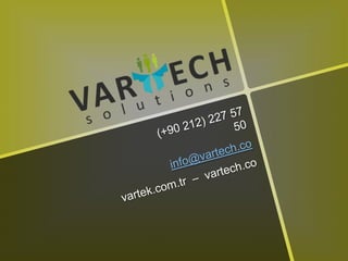 VarTek.com.tr Sunum