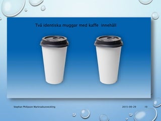 2015-09-29Stephan Philipson Marknadsutveckling 10
Två identiska muggar med kaffe innehåll
 