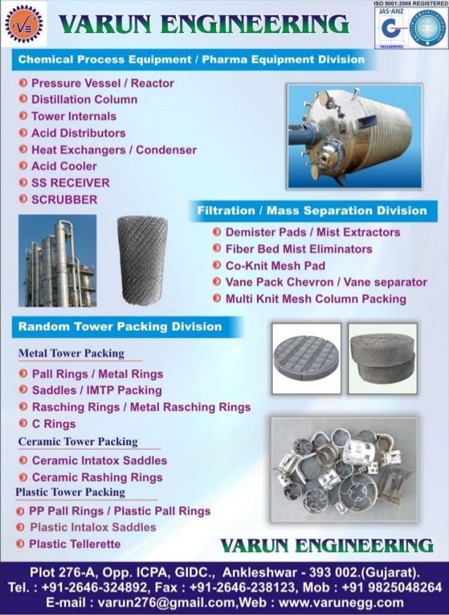 Varun Engineering, Ankleshwar, Chemical Process Equipment