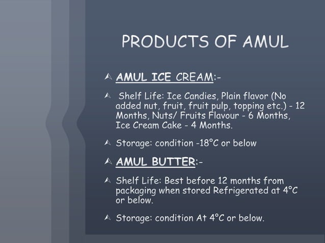 Amul Inventory Techniques & Other Details | PPTX
