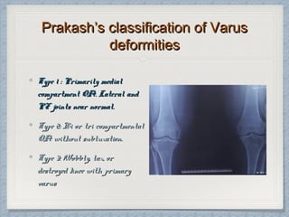Varus scenarios in indian knee | PPT
