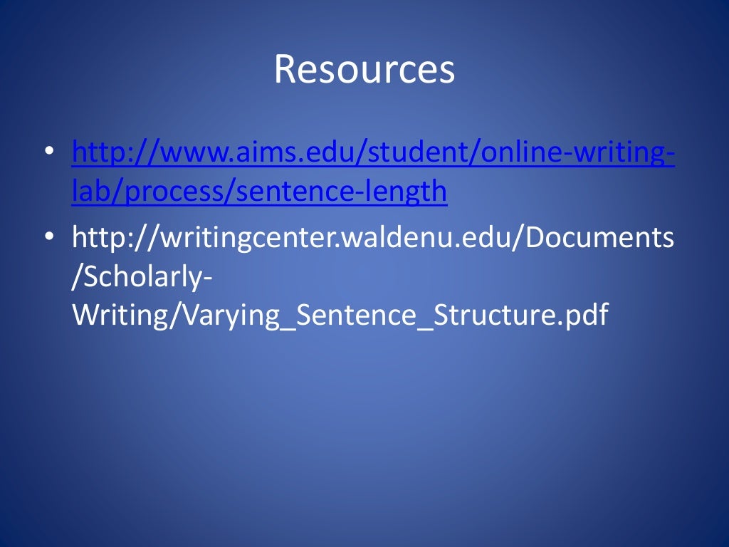 varying-sentence-structure