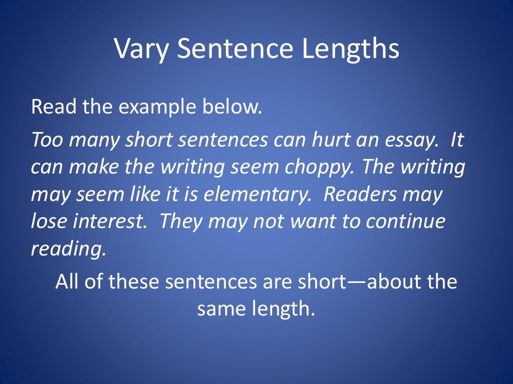 varying-sentence-structure
