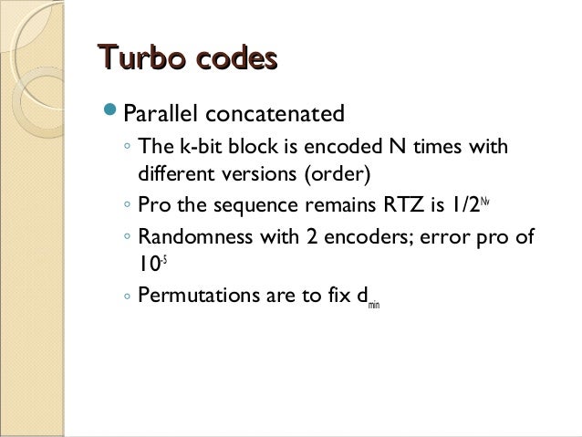 Turbo Codes