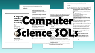 Computer
Science SOLs
 