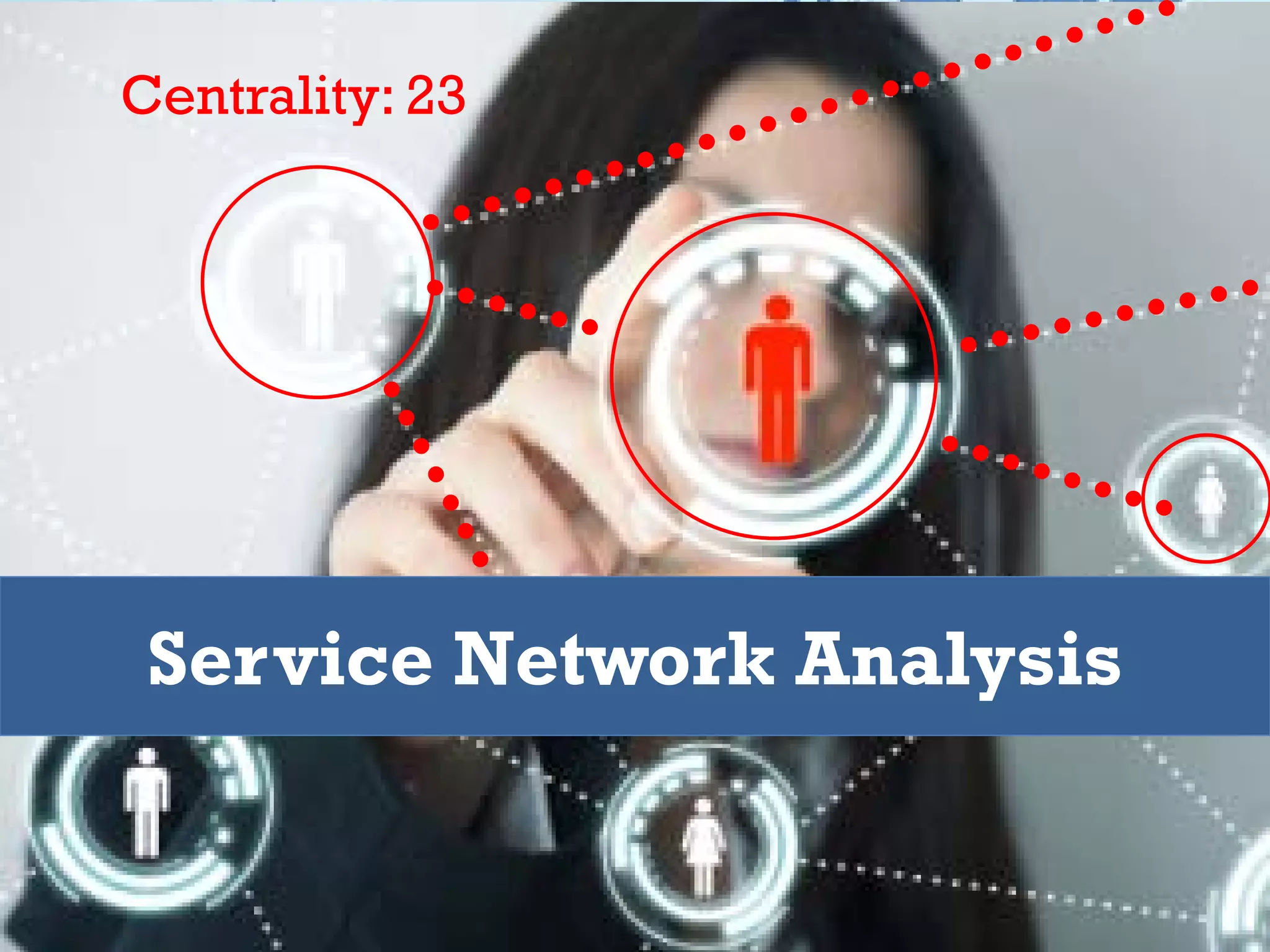 2013 Genessiz: Center for Large-Scale Service System Research 13
Service Network Analysis
Centrality: 23
 