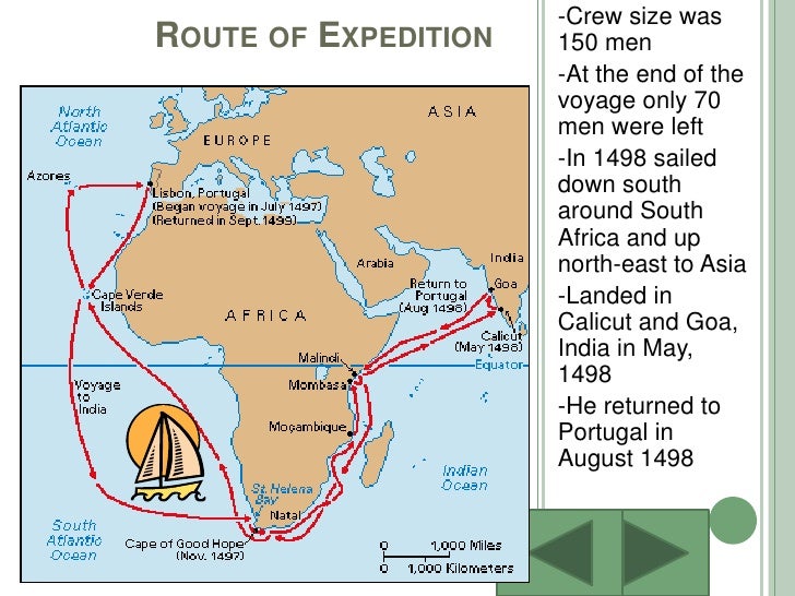 vasco da gama voyage map vasco da gama voyage map