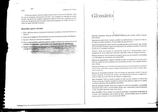 ＬＮＷ｝Ｗｾ
Questões para revlsao
ｾｉ
!
I
i
!
li'
I
.
1
,
, I
'11
,I
BaLlnço de transações correntes. Partc do balanço dc pagamcntos reiati"a à soma da
balança comercial, do balanço de sel"'iços e de rransferências unilaterais. Também cha·
mado de saldo cm conta corrente do balanço de pagamel1tos.
Base monetária. Total de mocda em podcr do sctor privado, inclusive as reservas dos
bancos comerciais. Também chamada de moeda de alta potência (high pOII'a /lIonq)
ou passivo monetário das autoridadcs monetárias.
Bcm de consumo saciado. Dada lima variação na renda do consumidor, a quantidade
dem:lIldada lIão sc alrera, (ucrcris p.1riblls. Ncsse caso, a e1asticidadc-renda da demanda
é nula. Exemplo: alimcmos como arroz, sal etc.
Bem de GifTen. (fnica cxccçào à Lei Geral da Demanda. A quantidade demandada de
UIll bem "aria diretamente com o prcço do bem, coctcri.ç puibus (cur"a de proeura
posiri'amcntc inclinada). É um tipo de bem inferior.
j
Abertura comercial. Redução ､｡ｾＭ｢｡ｲｲ･ｩｲ｡ｳ eoniCrciais sobre quotas, ta-rifas e entraves
burocráticos.
Argumentos normativos. Contém, explícita ou implicitamente, um juízo dc 'alor 50'
bre alguma medilb econômica. É uma análise do que deveria ser.
Aq;umentos positivos. Estão contidos em análise que não el1'o!'e juízo de v'1lar, cstando
esta estrit'1mel1te limitada a argumentos descritivos, ou medições científicas. É uma aná-
lise do que é a rcalidadc cconômic'1.
Arranco. Etap'1 do proccsso de crescimcnto, ondc cle sc institucion'1liza, com o
surgimento de novos segmentos industri'1is, associados a bens de consumo duráveis.
Balallç'1 comercia!. Item do balanço dc pagamcntos em quc são lançad'1s as exportações
e as importaçõcs de mcrcadorias, em termos FüB.
Balanço de pagamentos. Registro contábil de todas as transações de um país com o
resto do mundo. EI1'olve transaçôes com mercadorias, ser.·iços e com capitais (monetá·
rios e fisicos).
Balanço dc sei·viços. Iccm do baLlIlço dc pagamcntos cm que são lançadas as rransaçües
COl11 st:rviços, COlHO fretes, ｳ＼ＧＺｾｬｉｲｯｳＬ 'iJgcns illtcrnacioB:lis, juros, lucros, rOr:T!tiC5, assis·
tênt:il tl"cni(:.l etc.
Glossário
J
fundamenlOS de Economia
""""",'-
212
2. Quais são os estágios de desenvo!imento dc uma economia de acordo eom Rosto'?
3. Aponte as fontes de crescimento econômico.
4. Dada a ｲ､｡￧￣ｯｾｲｯ､ｵｴｯﾷ｣｡ｰｩｴ｡Ｑ､｡･｣ｯｮｯｭｩ｡ＬｭＨＩｳｯ［｣ｯ efcitode um aumento da tm de
pOllpapça ＨｯｱＢｦｾｬｬｾ￡ｾｆｾｧ｡Ｌｳｴｾｲ｣ｬｊＮｴ￳｜Ｎｾｾｩｫ［｡｣ｳ｣ｨｩＢ ' -
5. ｍｯｳｾ com' ＵＺ［［Ｇ［ＧＧＧＢﾷＧＧＺＺＧＧＧＧＧＧＧﾷＧＺＮｩＺｾＺ＾ＺＺＭ［ＺＧﾷ
L Qual a diferença entre os conceitos de crescimento econômico e desenvo!imento cco-,
nÓl11ico?
É claro que apenas a abernua ｣￠ｾｲ｣ｩ｡ｬ para o setor excerno não é suficiente, {Jém
de taxas de poupança extremamente c1e'adas, 'em im'estindo em educação há muitas
décadas, Em geral, eles também implantaram políticas fiscais bem cuidadosas, com o
orçamento do governo permanecendo relativamente pequeno em relação ao PlB, e'i-
tando elevações indeidas de preços,
 
