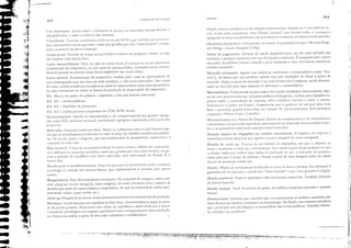 ,
z:tJ
(j1os),1no
Mocda manual. Tot:11 de moeda em poder do público (empresas pri'adas e pessoas
tisicas).
ALHriz insunlo-produto Oll de relações intersetoriais. ｓｩｳｴｾＱｬＱ｡ dt..: (:()lL1bilid,lI!t: Sll
｣ｩｾ､Ｌ cri:ldo pr:lo cconol11isL1 russo V:lssii)' ｌ｣ｏｬＱｴｩ､ｾ que 111USCr:1. tnd;l') .1 trall;t;c'H'')
ｊｧｲ｣ｧ｡､ｾｬＮｳ (k bens intt..:nncdi;lrios t: ele b(:r1s fInais eb cconolll.i:l. tln dtttrlllln;do ｰｾ､ｯ､ＨＩＮ
JL1.Xlrnizar lucro total. Correspollde ao volume de produç50 em que a Receita ｍＬｈｾｩ
na! (RMg) = Custo c!arginal (CMg).
i'vlonctarislllO. Corn:ntc que considcr'J quc os il1strUTlH:ntOs c1e política nloncdri:l S:lO
ITlJis eficazes no combace J inllaç:lo e ao desemprego. No Brasíl, essa correme consider:l
qLle 3 prillciped CIUSCl da inlbç:lo ｾ O desequilíbrio das colHas públicas. Também chaf11a-
dJ orTodoxa aLi !leu/iber"/.
Meios de pagamento. [sroque de moeda disponi"eI pJra uso do setor pri"ado n50
bandrio, a qualquer mOtnen(() (ou 5eh, ele liquide?, imediacJ). É composro pela moeda
em poder do público (moeda manu:I) c pelos depósicos a vista nos bancos comerciais
(moeda escriturai).
1vlércaclo a tomizaclo. Aquele com inúmeros "endedores e compradores (como ":íw-
mos"), de torn1J que um produtor isolado n:lo cem condiçõcs de afetar o prcço de
mercado. Assim, o preço de mCI'Cado ｾ um dado fixado para a empresa, sendo determi·
nado no mercado peb açJo conjunta de 0lcnancc5 e consumidores.
ivlcrclntilista5. Pracicamente os precursores dO'escudo econol11ico sistemacizado. Ape>
.lar dc n:lo apreSenLlrCm um conjunro analítico homogêneo, tinham preocupações ex-
plíciclS sobre J aCllr11ubçJ:o de riquezas) sobre Ｈｯｮｈｾｲ｣ｩｯ exterior c sobre ｾ rllocda.
ｅｮｅｬ｣ｩｺ｡ｲｾｬｬｬｬ o poder do E.scado, cOllsi(it.:rando (!UC O governo de UI11 país ｳ･ｲｩｾ ｮＱｾｬｩｳ
forte c: poderoso qualHo nLliur t(lSse seu escoquc de mCLlis preciosos. Seus principais
cxpoemes; Villialll ['e(cve Cancillon.
""licrocconomia (ou Teoria de Preços). Estudo do comf)orcamenw de consumidores
c produton.:s elll f11ercados específICOS, prc()(Up;:lfldo-sc (orno s;10 c1c:rernl1fndos os pre-
"05 e :lS q u:ultit..bdcs: dos lx:ns e serviços rlCSSl."S 11ll..:rc:ldos.
Moclelo cLíssico de oligopólio (ou modelo neocLíssico). O objetivo da empresa é
rn3xi1l1izJr o lucro tota! (Ol! seja) iguabr ; n:ccitJ Ｑｬｬ［ＱｲｳｩｮｾＱＱ :LO ｃｬｾｓｴｯ I11argin:Ll).
iv!odelo de lll:lrk-uf'. 1'r.lt:1·se de um modelo de oligopólio, em que o objetivo da
íirma é nlilXimizar () /Il:lrk·up, e IlilO os lucros. Esse modelo f)"rtc do pressuposco de que
ｾｬｓ ｦｩｲｮｬｾＱｳ conhCCC!ll Illelhor sellS custos de produçlo do que ;l, denuncia do produto,
cclZ50 pela qual o prcc,-o do produw é fixado a pareir de uma m:1rgem sobre os cuscos
diretos de produc,':lo (nJ:lrk·up).
.Jfoccia. Objeco dc aceilaç:l'o ger':l1uliliz"do In troc;) de bens e serviços. Sua aceicaç:lo é
gar:HlcilIJ IH)r lei (ou sc:j:I," lIloClb ccm "curso J('r,'ado" e SttJ (,nio g;u:ultia é a legal).
Mocda c"ritnral. Tor:" de depósitos a visca nos bancos comerciais. Também chamada
de moeda ballciria.
ｆｌｊｮ､ｊｩＡｫＧｉｬＨＨＩｾ de LCO(lOrPIJ
221
ｌｻｾｩｳ Antitruste. ｾ｜Ｎ｛ｕＺｬｮｬ sobre :l fClrn13Ç:'iO de ｰｲ｣Ｉｾｯｳ tIlI rncrcados ITIOIlOpolizJdos e
o!igopo!iz:H.-los) e .'iobn:: :l confluel d:ls empresas.
Libcralisnlo. CUITctHe cconôll1ica criada 110 século XVI II l que acredita que os Tl]l..::rC:l-
dos} sc:nl Illtr.::dcrenciJ. do governo) corno que: guj:ldos por uma "111;1.0 in'isÍvel", condu-
zem J cconorni:l ao pleno Clllpn.:gO.
Longo prazo. Período de cempo no qUitl codos os [1cores de produç:lo variam, ou sejJ,
rlJO cxistcnl 111ais f;Hores fixos.
Lucro extraordinário. Uma "ez que os cuscos coc:lis já inclLlem os lucros nomnis (a
rcrnunc:rJ.ç5.o do crnprcsirio 1 ou seu CUStO ､ｾ oportunidack)} ocorrc:rio lucros ･ｸ｣ｲｾＱＰｲﾭ
dináeios quando as receicas coc:tis tcxem superiores aos cuscos (Ocais.
Lucro norma. Remuneraç50 do empresário, medida pelo custo ele oporcunidade elo
est:lr empregando seus recursos em dada atividade, e n50 numa alcet'llativa. Nas curvas
de CLlSto, a teOei:l economica incorpora os custos de oporcuniLiclde associ:ldos aos insulllos,
ou seja, rellluneralll-se rodos os fatores de produç50 de propriedade do eOlpresário.
1'11. Moed.l em poder do público + depósicos a vista nos bancos comeeciais.
M2. Is! 1 + tíeulos públicos.
M3. M2 + ekpósitos de poupança.
il-L M3 + títulos peiv:lclos (depósitos em CDI3, RDB, le:c"ls).
iLIcrocconolnia. Estudo ､ｾ｜ ､ｃＨｃｲｮｬｩｮＺＮＱ￧ｾｬｏ e do cornporLlrncnto dos gLIndes :1g.rega-
dos con10 PI B) Cül1SltrllO rucioll;:tl, investirne:nto agreg::ldo, exporuç:io, nível ｧｲｲｾｴｬ dos
preços etc.
""bis-valia. Concei(O uiado por Isbrx. Refere-se à diferença cntre o valor eicls merC1do·
rias que os crab·"lhadon.:s produzcm e o valor da força de trabalho "endida aos capicalis-
ClS. Os lucros, juros e ｡ｬｵｧｵｾｩｳＬ que s50 rendilllencos da proprieLbde, repreSent,llll a
cxprcssJo da ｬｬｬ［ｬｩｳＭ｜ＧｾｬｬｩｾｬＮ
1150 invisível. A b,lse do pensamenco liberal da cscoiJ c1.íS.,iu: lllilhões de consumido·
res e milhares dL': enlpn:sas) so:zinhos, COI110 que gui:u.ic>s por ｕｔｮｾｬ r11;O invisível, cl1con-
C!'a", a posiç:lo de equilíbrio nos vários mercados, sem inca"enç:lo do Escado. É o
];lt"SSC:Z- f,i/re.
Marcha paD o amadureeimenro. [capa cio processo ele crcscimellco onde;) nlodernJ
tccllologi:l se estende dos setor'cs líderes, 'lue impulsione1ram o arranco, para ollcros
s('ton:s.
1vbrginalismo. Base do pensamcnw neocLíssico. Os conceiws de margem, como utili·
dack IllargillJf J
receita nl:lrg:ina!) custO rnargin:d, SJO f11Jis rL':lcVJrHCS p.1Ll J tanuda de:
decisões por parce de cOllSumidores e cmpres:írios, do que os conceicos de ｭｾ､ｩ｡ (pro·
dttcis'id"dc: ｭｾ､ｩ｡Ｌ cusco ｭｾ･ｬｩｯ ecc.).
,f"rk-up. Margem da receita ele "endas (facuramenw) sobre os cuscos direw$ de produç50.
Man:istas. Escola bascae!:l nos crabalhos de K..1r1 Marx, desenvolvidos n;) segunda meCJ-
de do século pJssacio. Represema um;) crílica ao capiulisn1o, observando que o desell-
v<Jls'imento (ecnológico em regimes capicJliscJs Ie"aria J marginaliza,'jo dos (['abalhado-
r(s. l;)seia sua análise a p:1[(ir da iuu emre capicaliscas e crabalhadores.
ｾ,,t ...."
..,.•,,.-..,;.''''•.
ＬＧＺｾ ..
";'{
I ＬＺＡＩＺＬＬｾ［:,Vtt ,1;"
ｦＩＬ［ｾＺ
ＢｉｾＧ
ｾＡｉｾ
'1
1F'1
ＮＧＺｾＺｾ
",l
:#
ｾＬＤ
:
....,
...
•
..
-
-
-
..
....ｾ
 