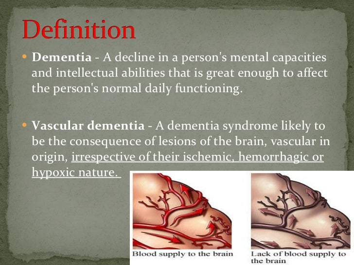 Vascular Dementia Meaning _ Examples of Visual Spatial Problems in ...