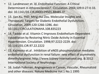 Vascular Endothelium in Health and Disease | PPT