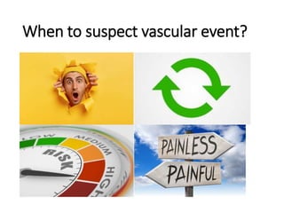 Vascular Events in Ophthalmology | PPTX