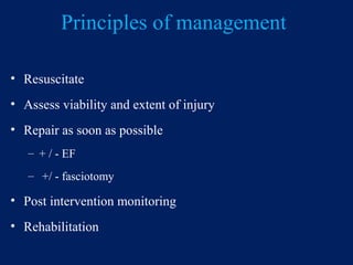 Vascular injuries and management 2018 | PPT