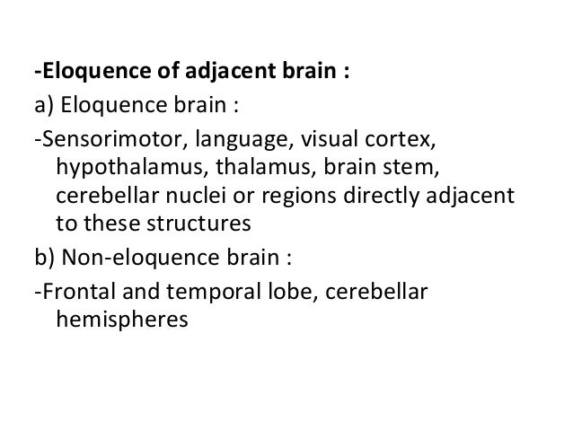 eloquent areas of brain eloquent areas of brain