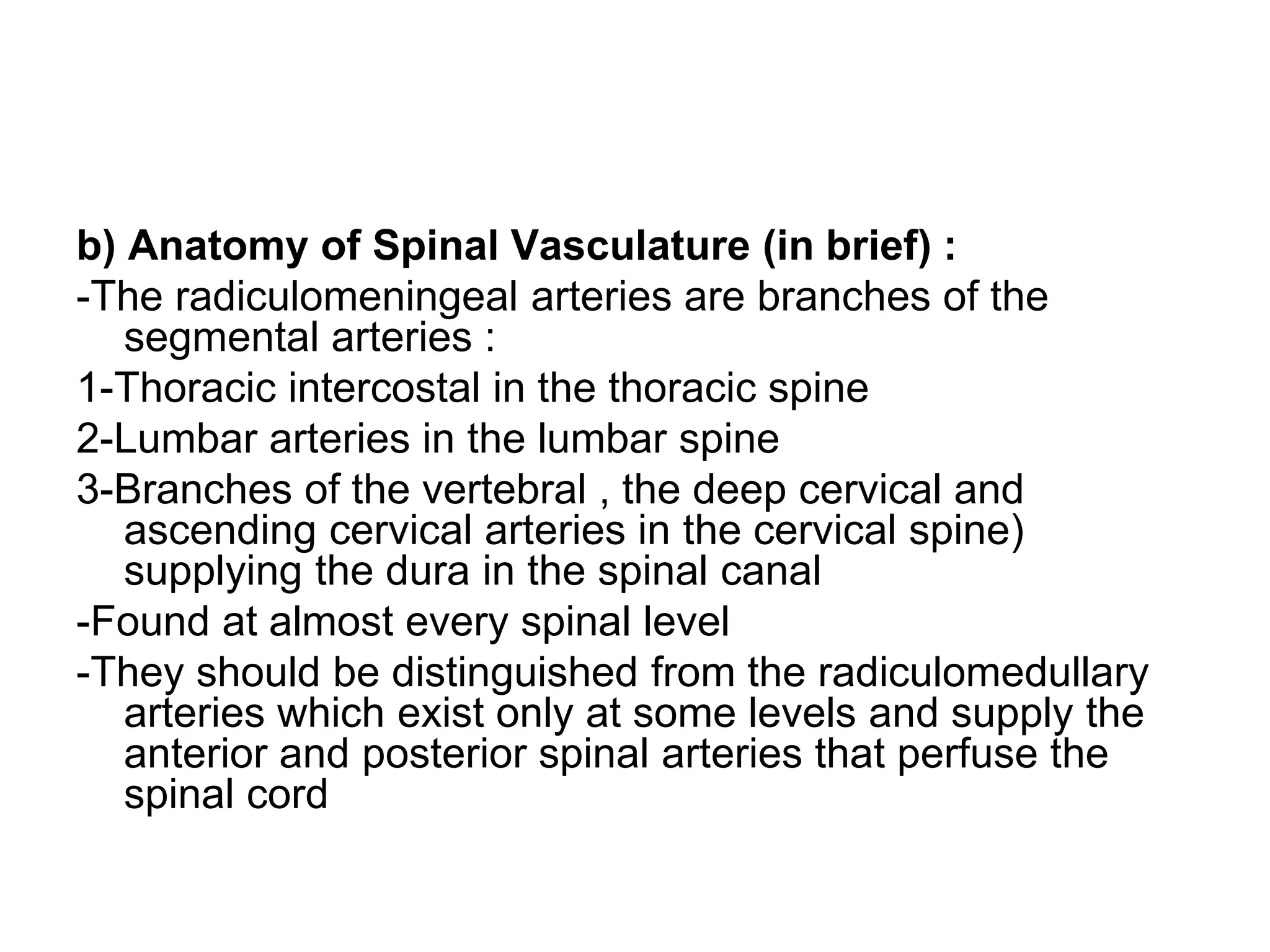 Vascular malformations of the spinal cord | PPT