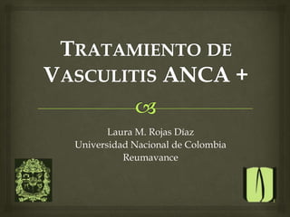 Laura M. Rojas Díaz
Universidad Nacional de Colombia
          Reumavance



                                   1
 